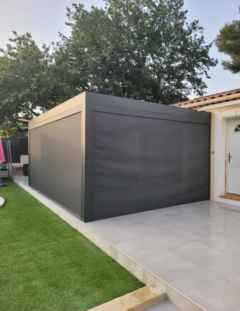 pergola bioclimatique ral 7610